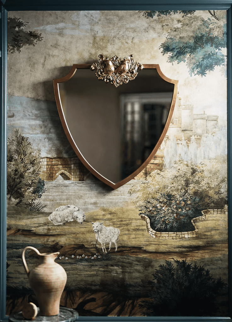 Home Decor Trends 2024 - Uniquely Shaped Mirrors